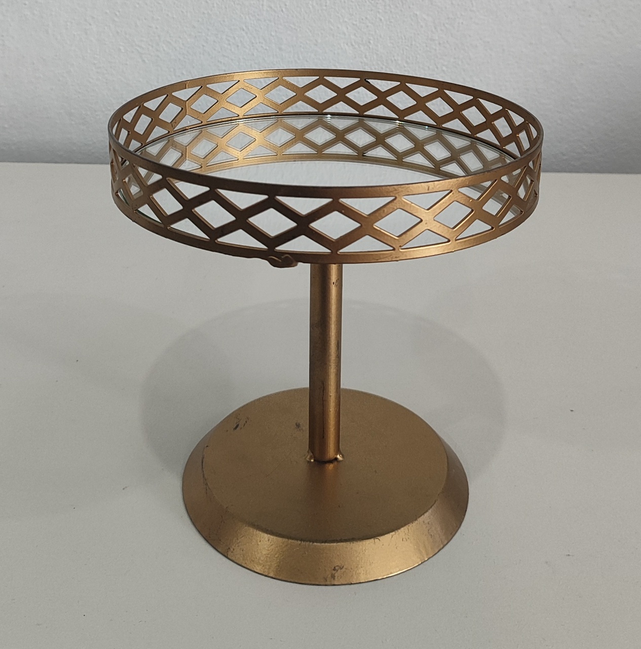 Suporte Pra Doce Alta Espelhada Dourado - Wanusa Nunes Andrade