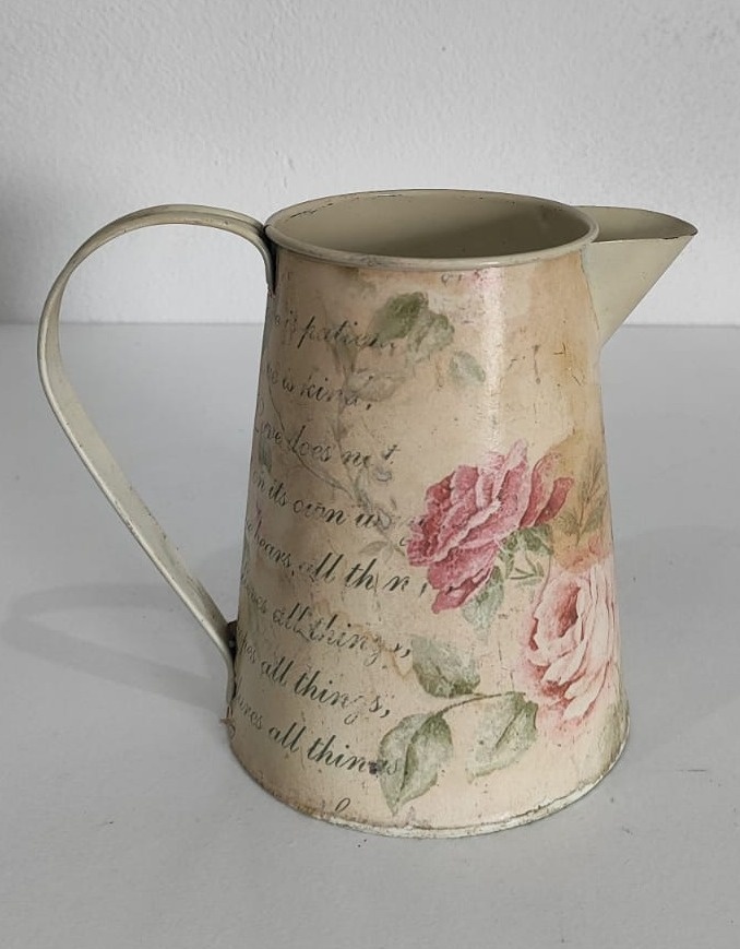 Bule Decoupage Bege - Wanusa Nunes Andrade