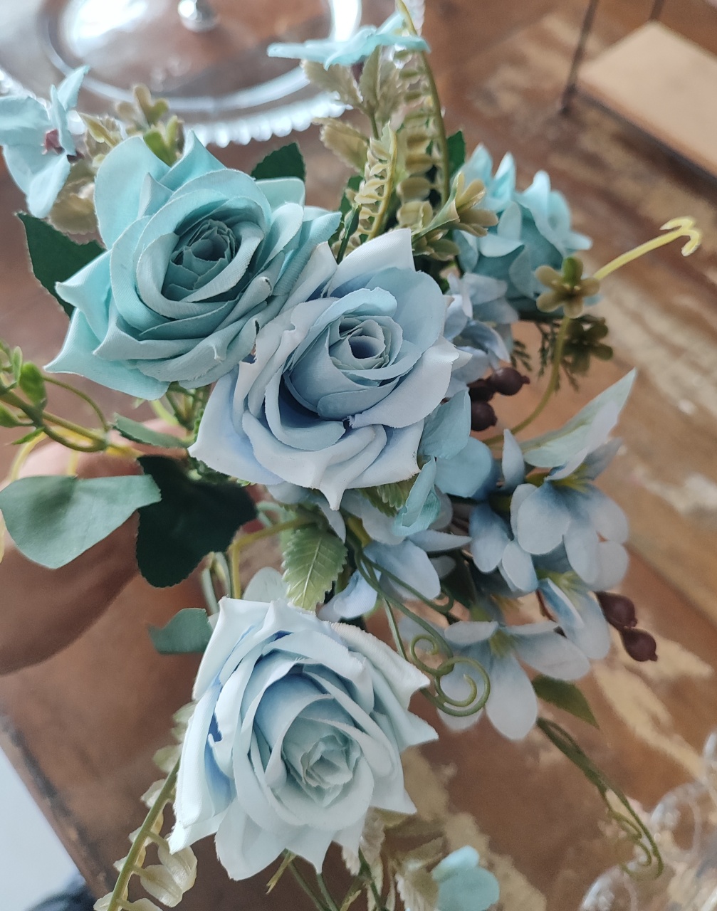 Flores Artificiais Mini Azul - Wanusa Nunes Andrade