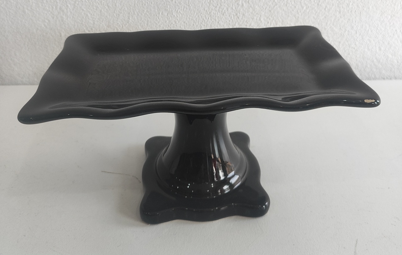 Suporte Para Doce Preto Quadrada Alta  - Wanusa Nunes Andrade