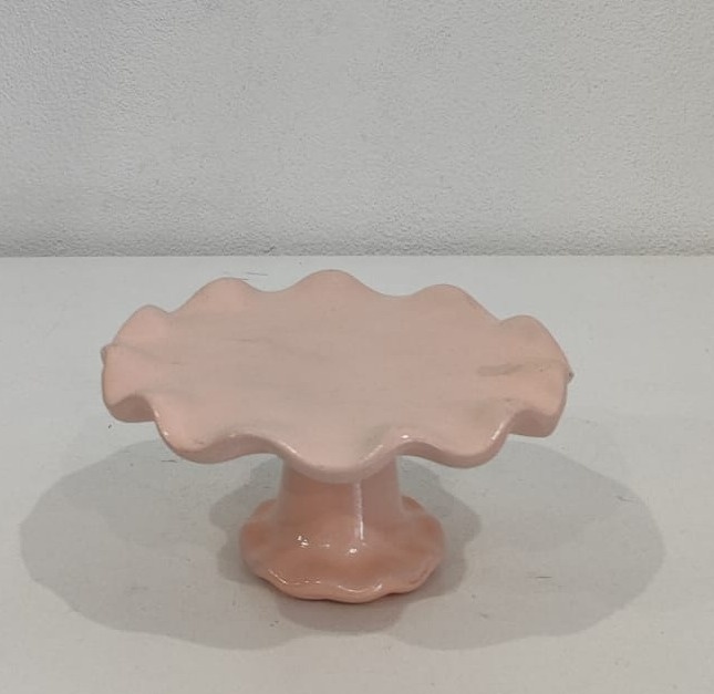 Suporte Para Doce Ondulada Rosa 7X17Cm - Wanusa Nunes Andrade