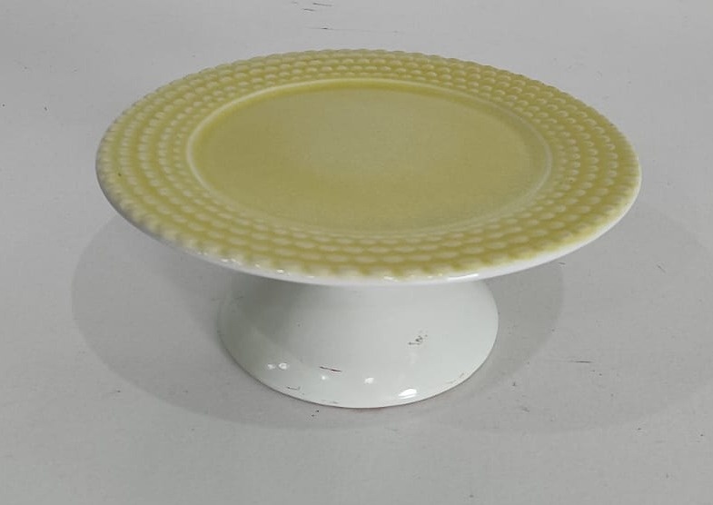 Boleira Baixa Amarelo 6X20Cm  - Wanusa Nunes Andrade