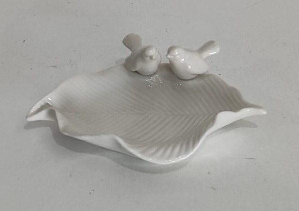 Suporte Para Doce Folha Mini Branco - Wanusa Nunes Andrade