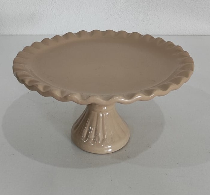 Boleira M Babado Bege 11X23Cm - Wanusa Nunes Andrade