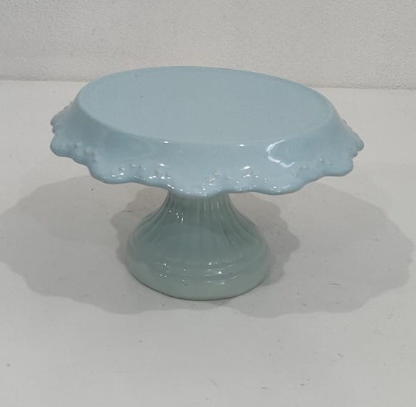 Boleira Babado M Azul 10X18Cm  - Wanusa Nunes Andrade