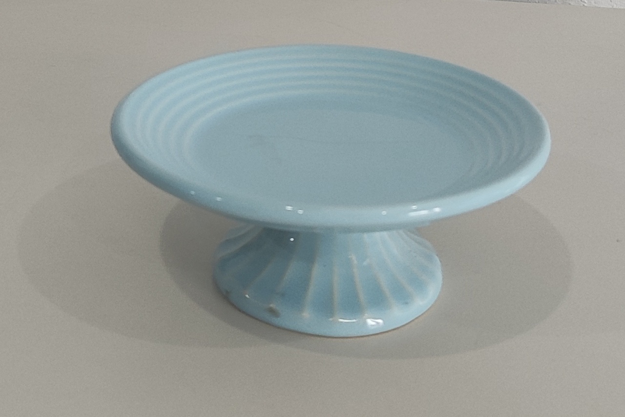 Suporte P Para Doce  Lisa Azul 16X4Cm - Wanusa Nunes Andrade