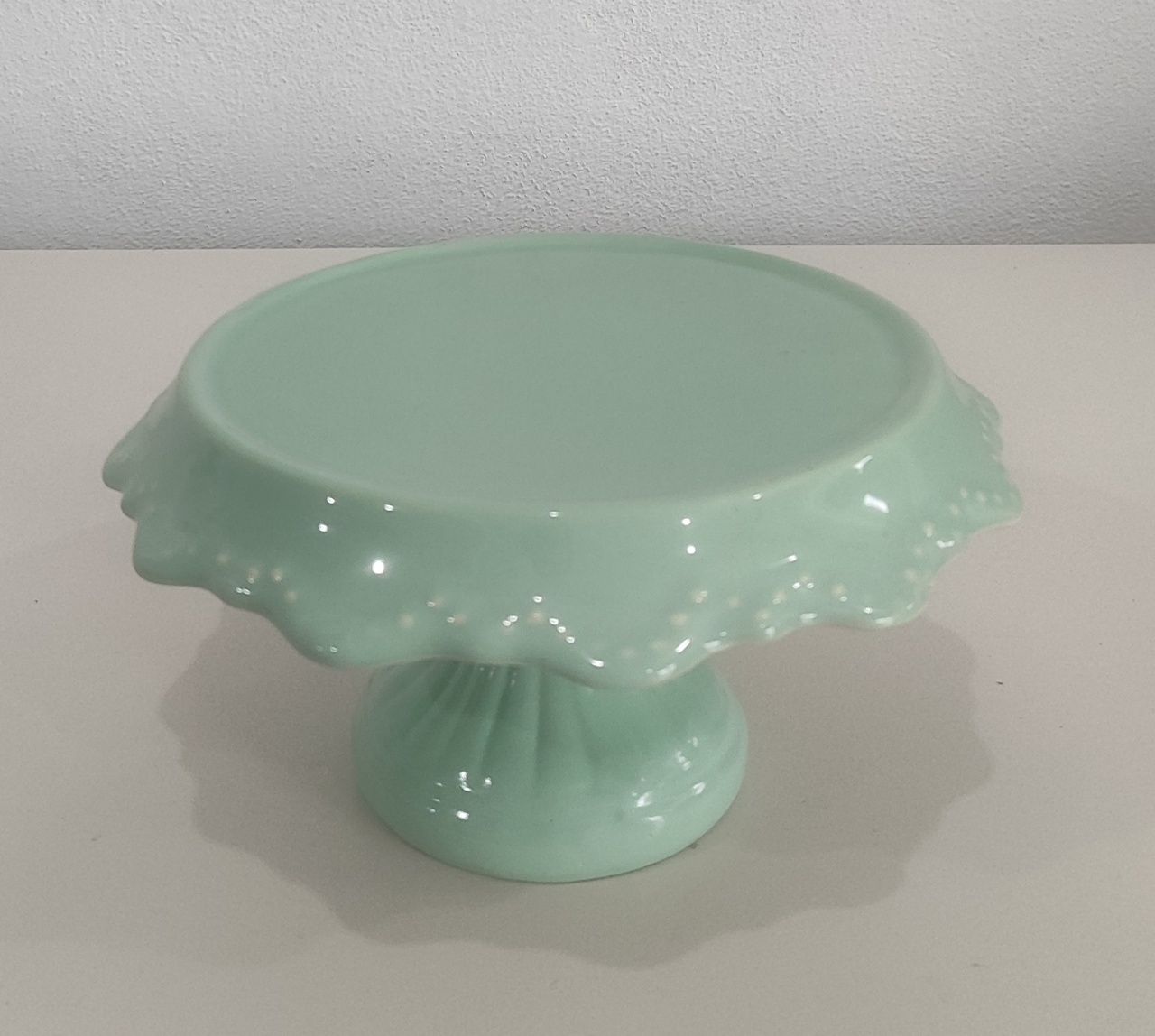 Boleira Babado M Verde Piscina 19X11Cm - Wanusa Nunes Andrade