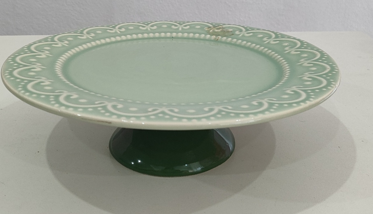 Boleira M Verde Piscina 26×7Cm - Wanusa Nunes Andrade