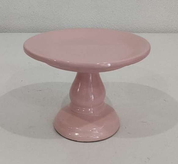 Suporte Para Doce Lisa Rosa  9X17Cm - Wanusa Nunes Andrade