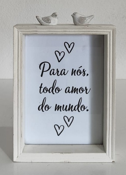 Porta Retrato Passarinho - Wanusa Nunes Andrade