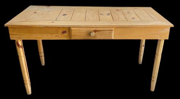 Mesa Madeira Pinus 2Mtx80 - Wanusa Nunes Andrade