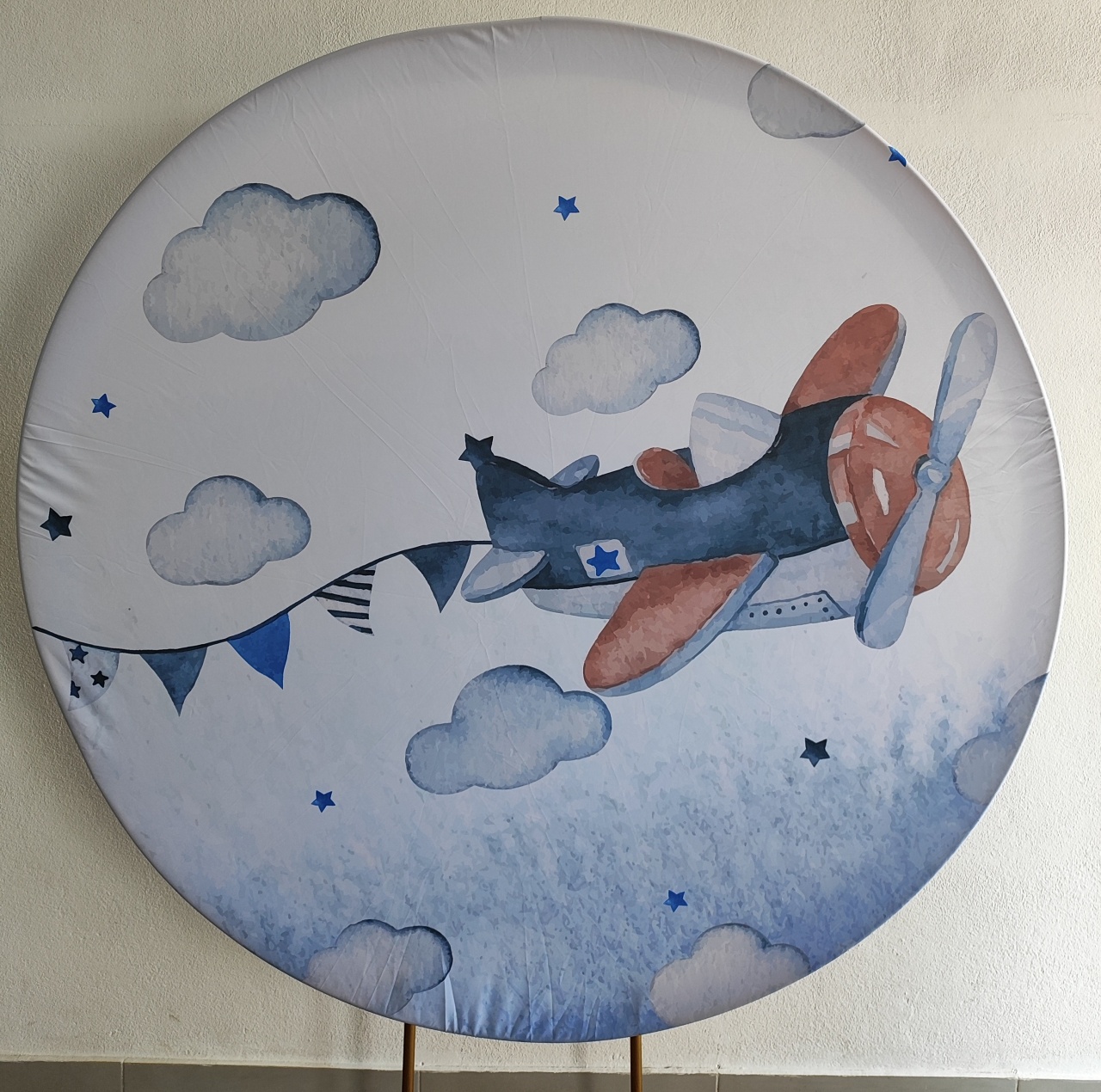Painel Redondo Aviação 1.50Cm    - Wanusa Nunes Andrade