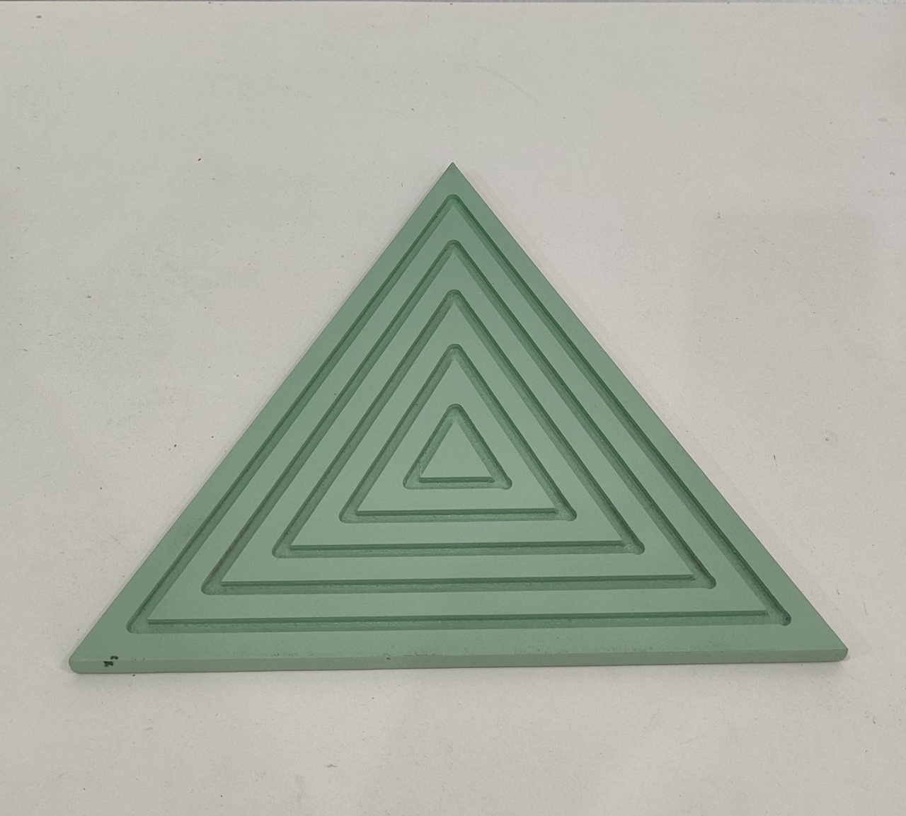 Bandeja Mdf Triangular Verde Piscina - Wanusa Nunes Andrade
