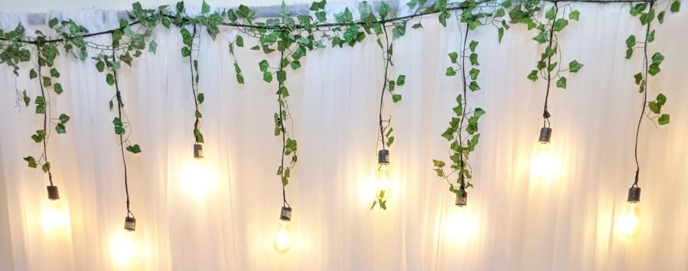 Cordão de Luzes Com 9 Lampadas- 280M Cm - Nanda Pegue e Monte