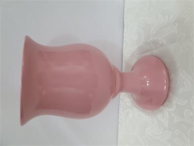 Vaso Rosa Alto Cerâmica - Nanda Pegue e Monte