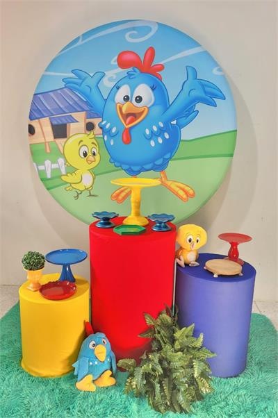 Kit Basico Galinha Pintadinha - Nanda Pegue e Monte