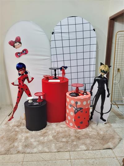 Kit Miraculos Com 2 Paineis Romano E Trio de Cilindro - Nanda Pegue e Monte