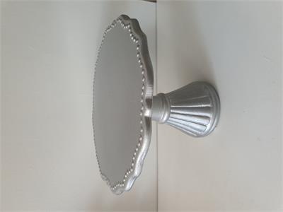 Porta Doce Com Bolinhas  Prata - Nanda Pegue e Monte