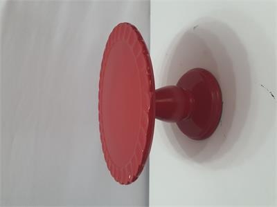 Porta Doce Cerâmica  Vermelha 23 Cm - Nanda Pegue e Monte