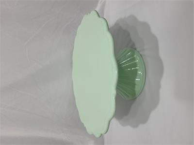 Porta Bolo Baixo Com 30 Cm  Verde Agua - Nanda Pegue e Monte