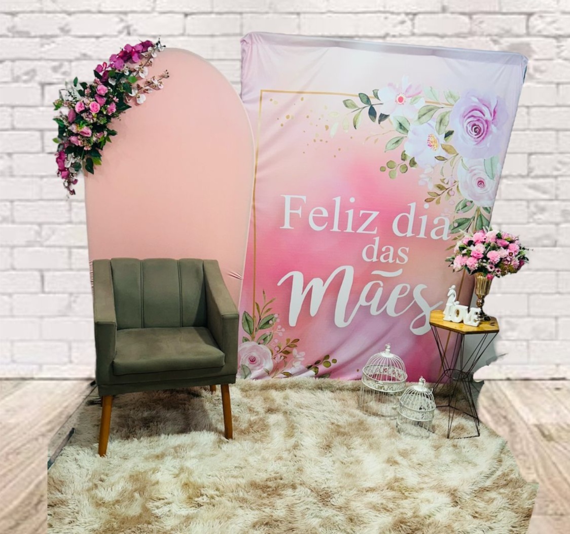 Kit Dia das Mães Painel 150 Cm  - Nanda Pegue e Monte