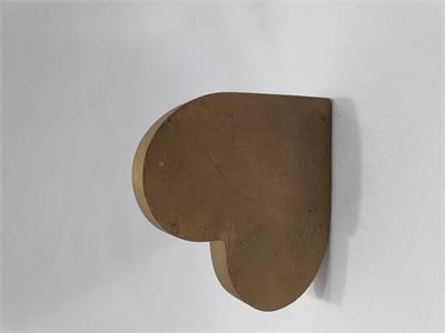 Coração Dourado Mdf - Nanda Pegue e Monte