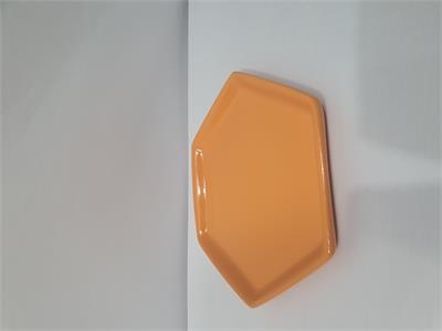 Bandeija Laranja Hexagonal - Nanda Pegue e Monte