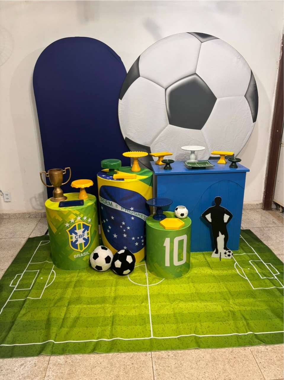 Kit Brasil Copa Do Mundo - Nanda Pegue e Monte
