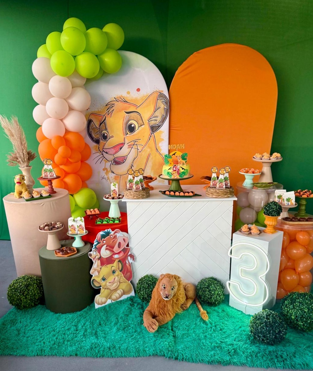 Decoração Rei Leão - Nanda Pegue e Monte