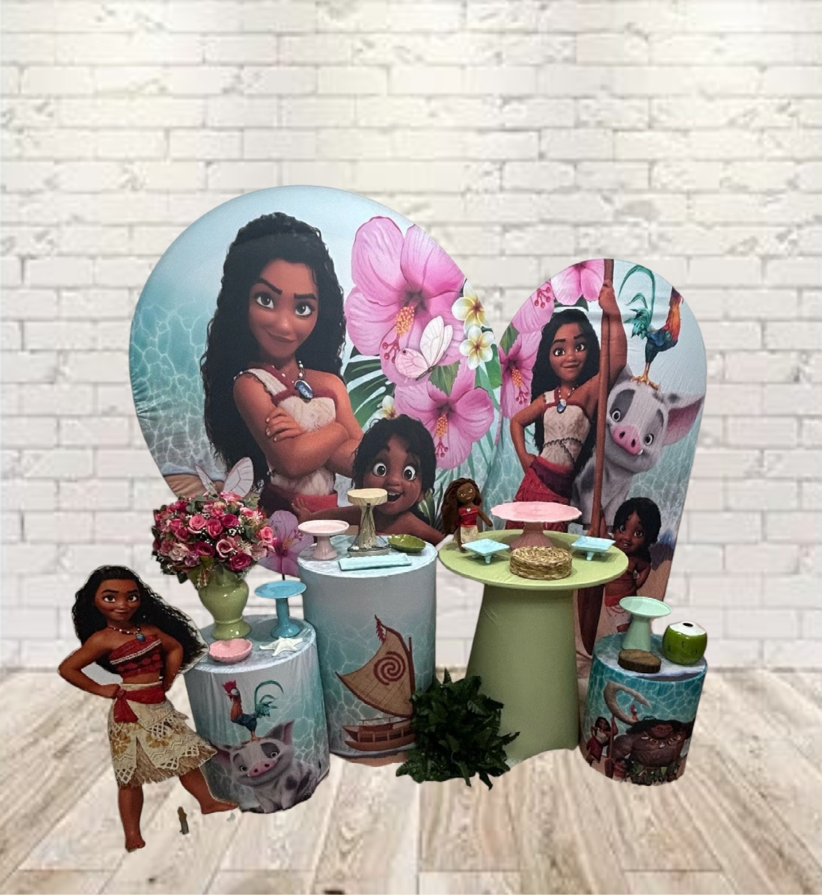 Kit Moana 2 Com 2 Paineis E 4 Mesas - Nanda Pegue e Monte