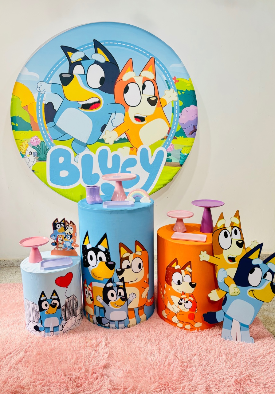 Kit Basico Bluey Menina - Nanda Pegue e Monte