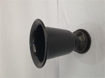 Vaso Metal Preto  Baixo - Nanda Pegue e Monte