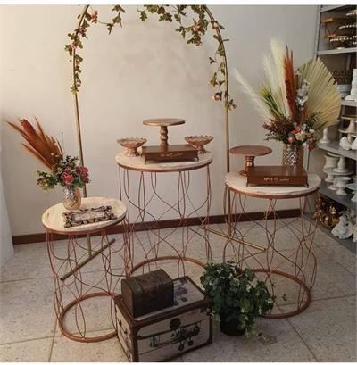 Kit Boho Com Maletas Rusticas - Nanda Pegue e Monte