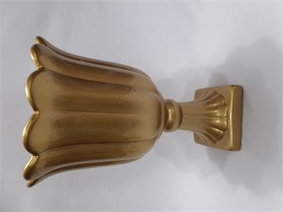 Vaso Tulipa Dourado Grande - Nanda Pegue e Monte
