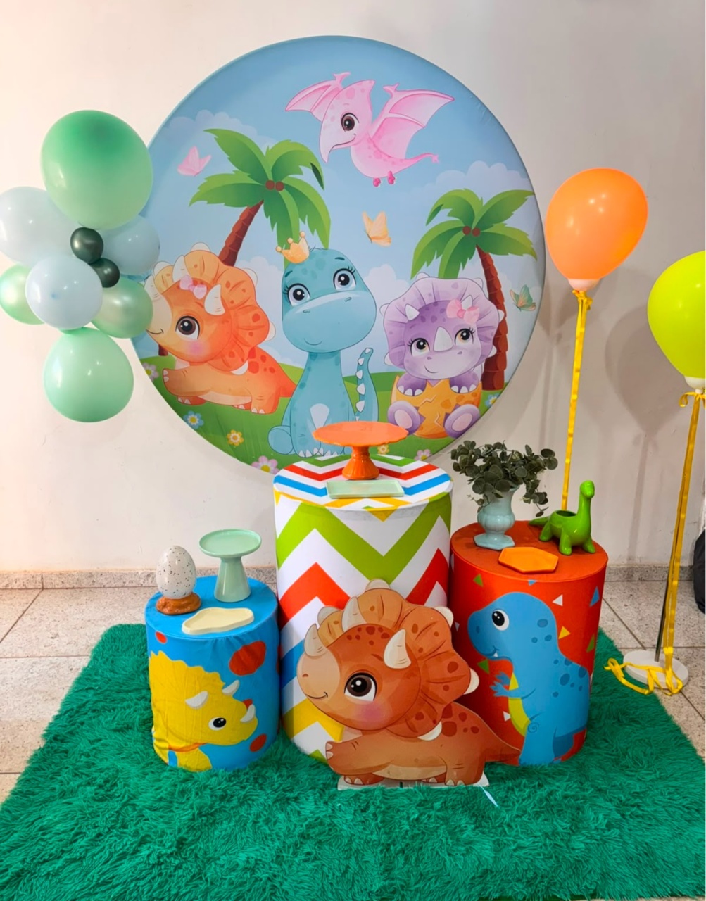 Kit Dino Baby Vefron - Nanda Pegue e Monte