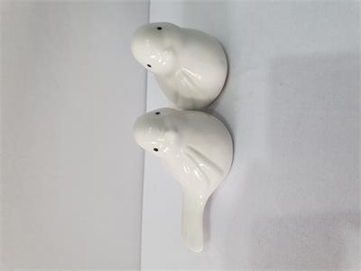 Casal de Passarinho  Branco Pequeno - Nanda Pegue e Monte