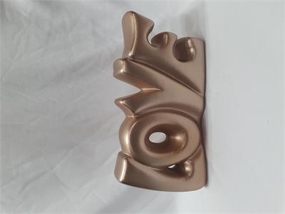 Love Grande Cerâmica  Rose Gold - Nanda Pegue e Monte