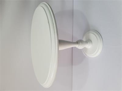 Porta Bolo Mdf 32 Cm Branco - Nanda Pegue e Monte