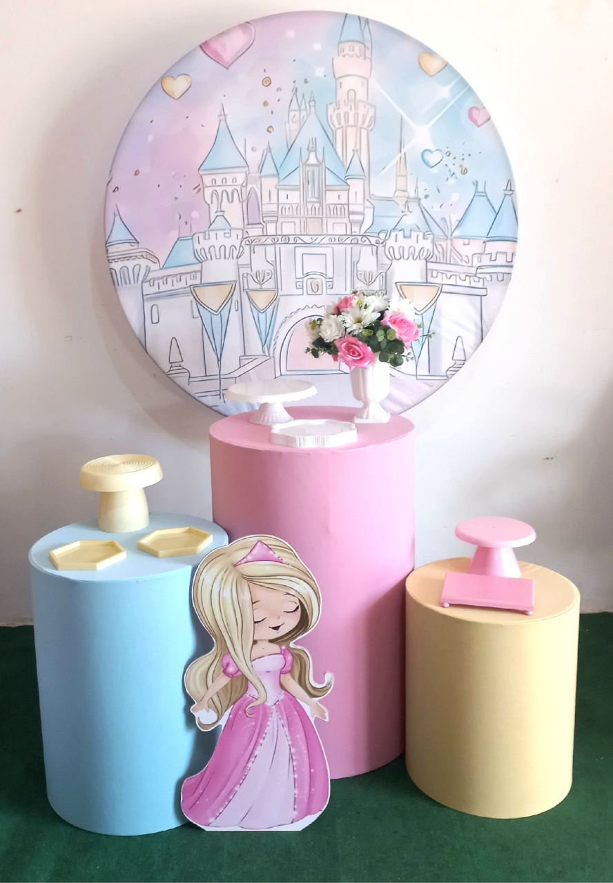Kit Prata Princesa Aurora A Bela Adormecida - FESTAFACILPEGUEMONTECG