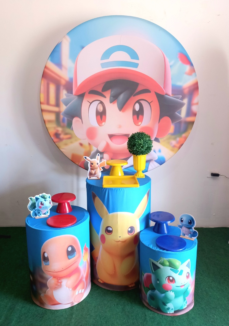 Kit Prata Pokemon 🎉⚡ - FESTAFACILPEGUEMONTECG