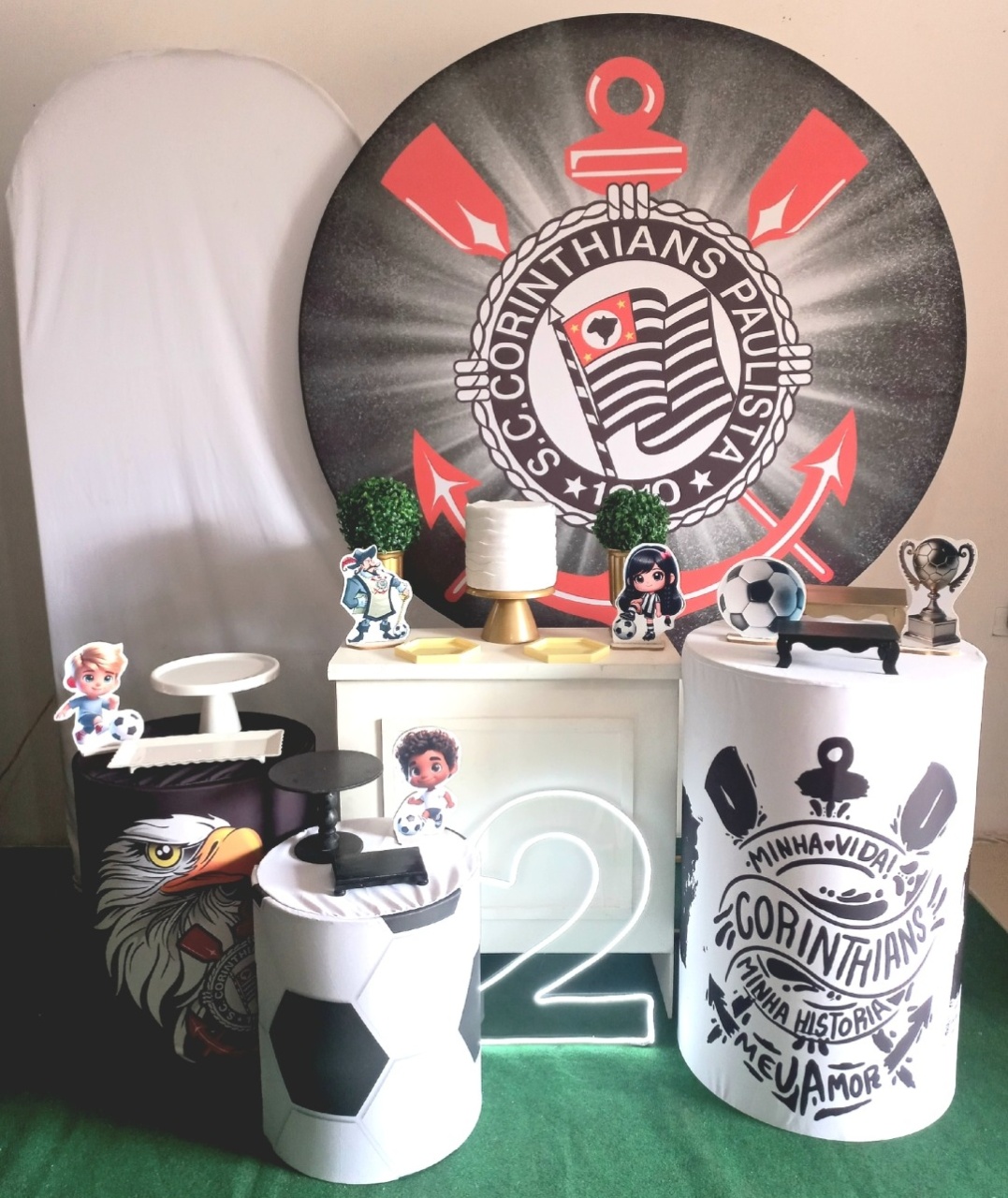 Kit Diamante Corinthians - FESTAFACILPEGUEMONTECG