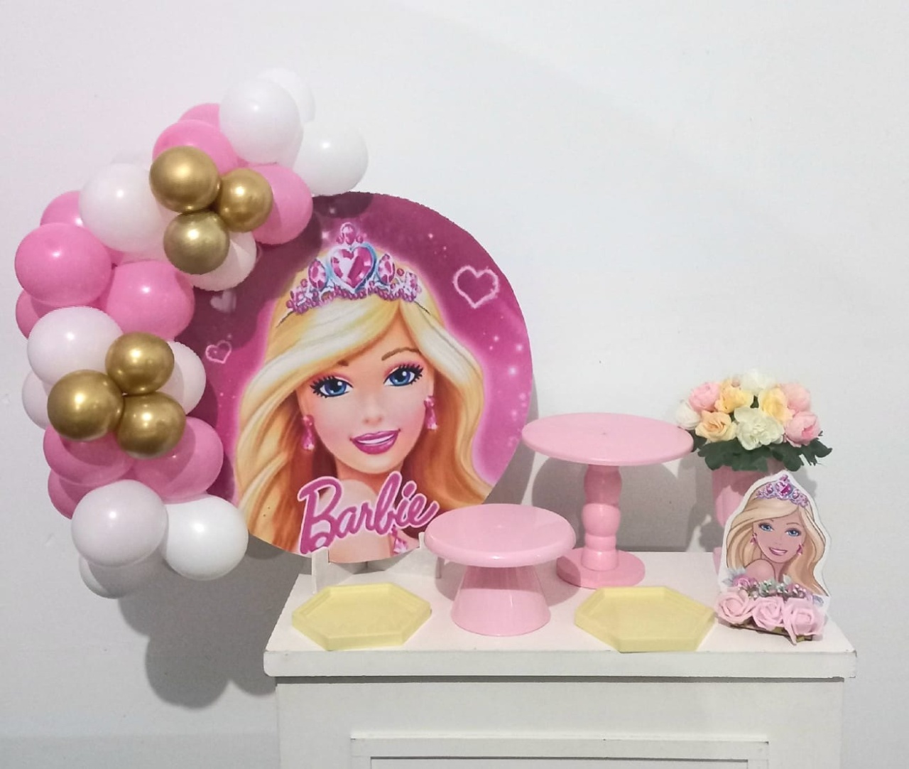 Festa Na Mesa Barbie - FESTAFACILPEGUEMONTECG