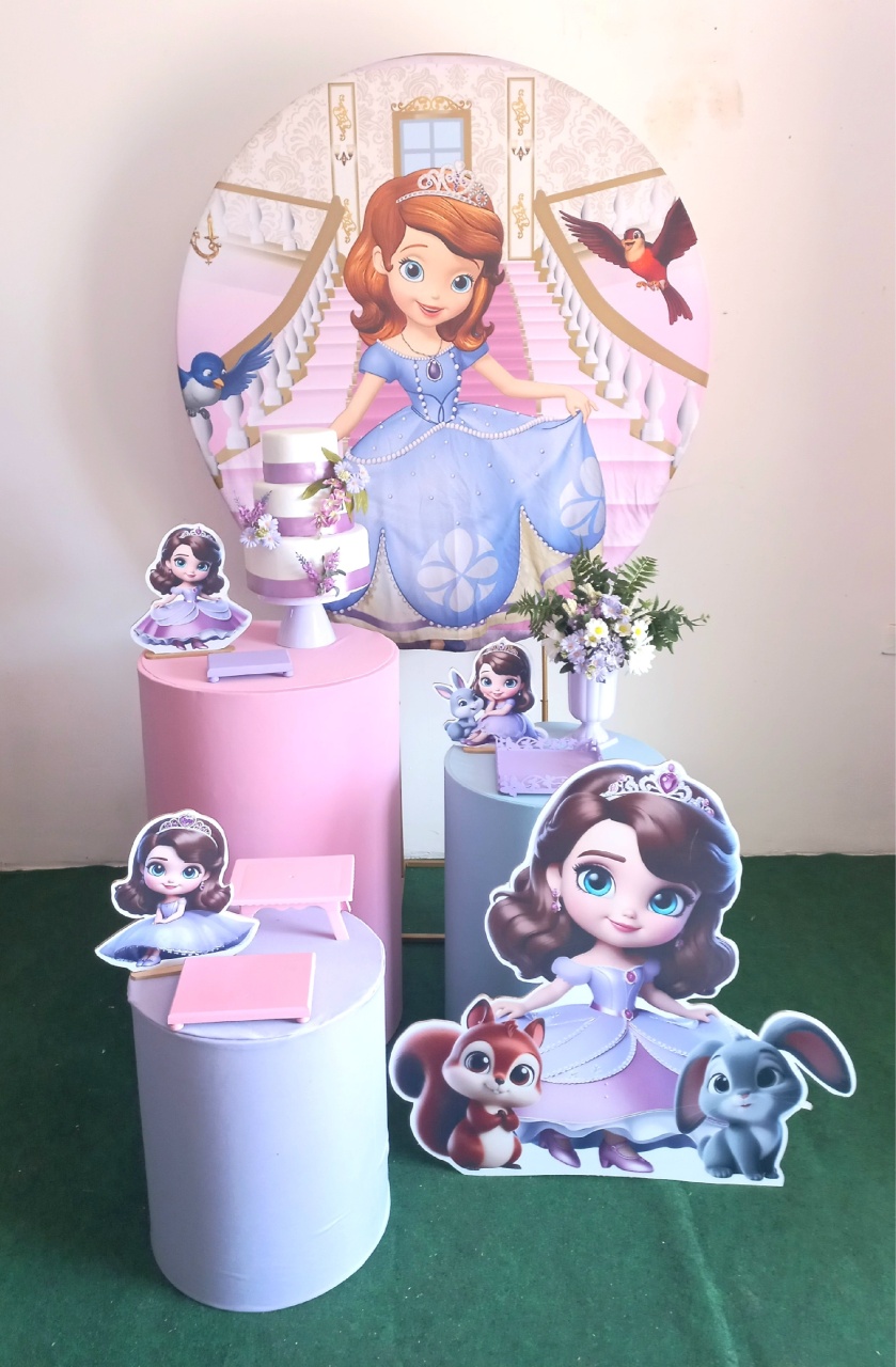 Kit Prata Princesinha Sofia 👑 - FESTAFACILPEGUEMONTECG
