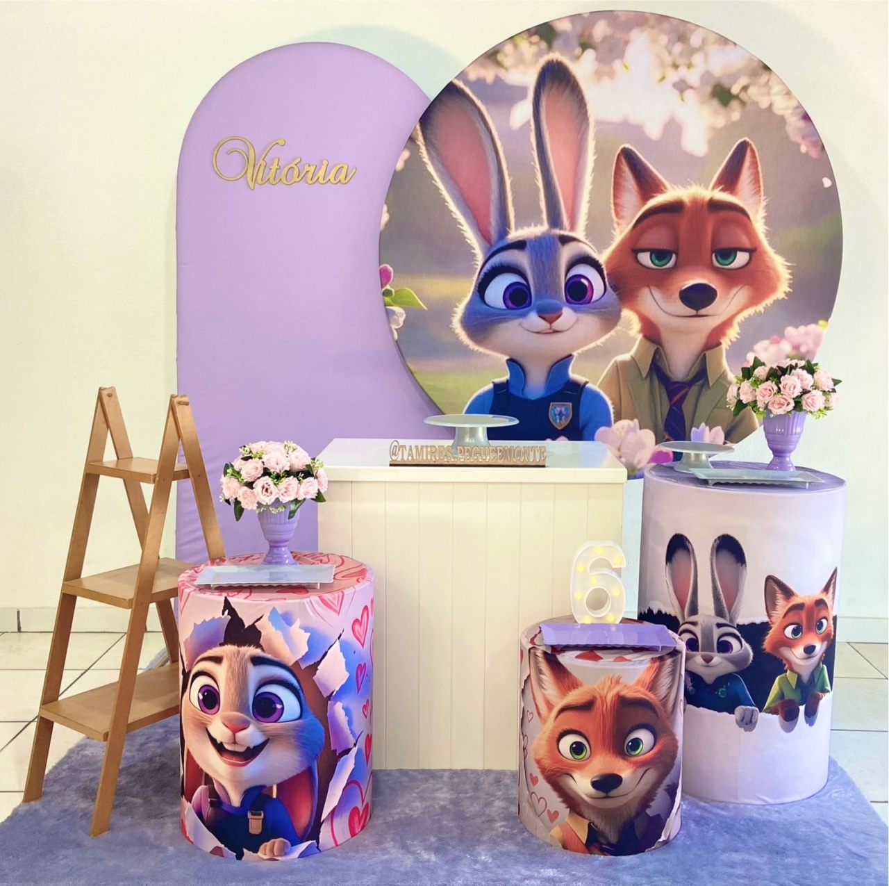 Zootopia Menina   Kit 3   - tamirespegueemonte