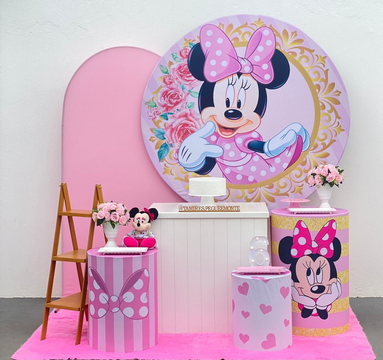 Minie Rosa 1  - Kit 3  - tamirespegueemonte
