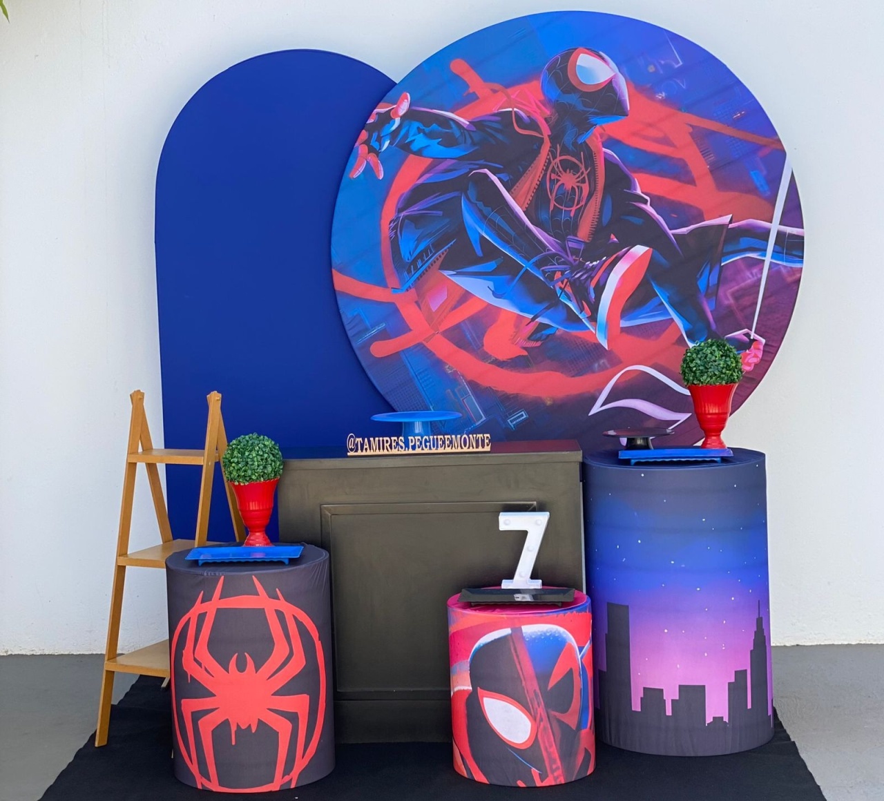 Aranha Miles Morales - Kit 3  - tamirespegueemonte