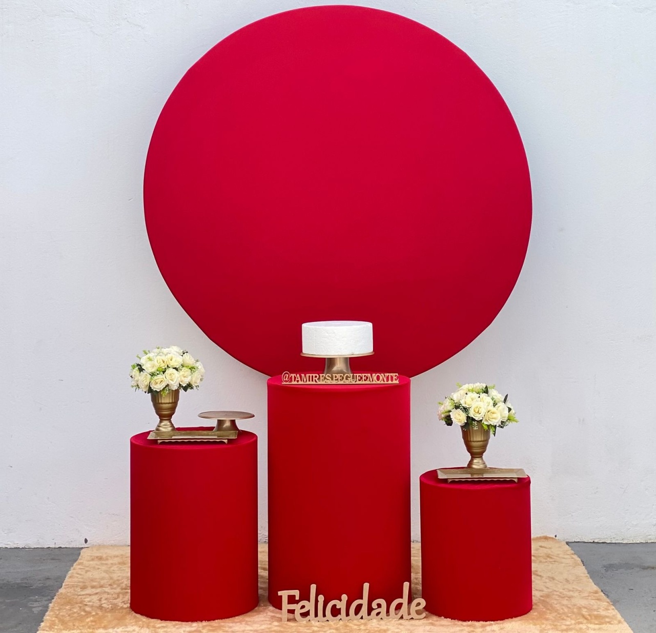 Vermelho Liso - Kit 1 - tamirespegueemonte