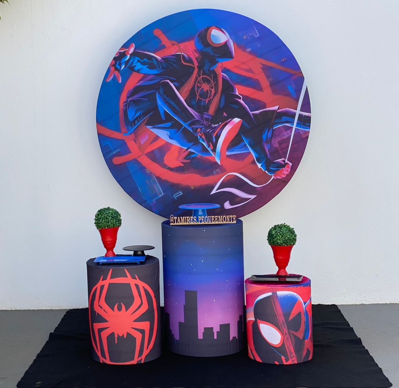 Aranha Miles Morales - Kit 1 - tamirespegueemonte