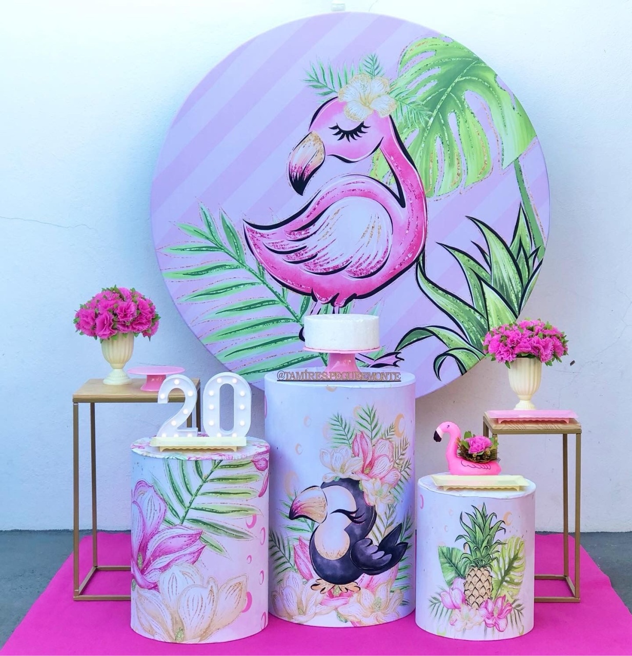 Flamingo - Kit 2  (Mesa) - tamirespegueemonte
