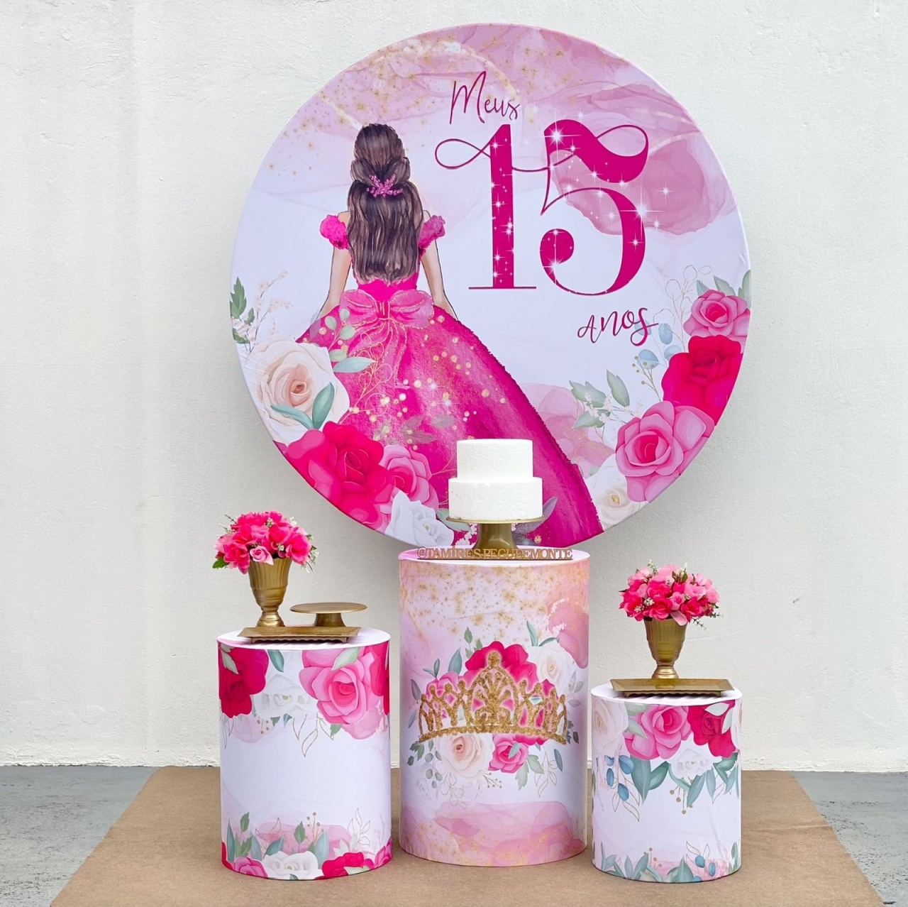 15 Anos Rosa - Kit 1 - tamirespegueemonte